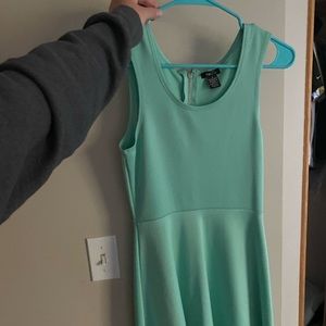 Teal midi dress in size S